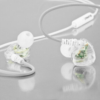 In-Ear Headphones Brainwavz XFit XF-200 Sport In-Ear Earphones with Mic/Remote Clear - 5
