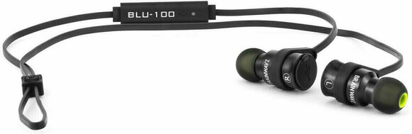 Trådløse on-ear hovedtelefoner Brainwavz BLU-100 Bluetooth 4.0 aptX In-Ear Earphones Black - 7