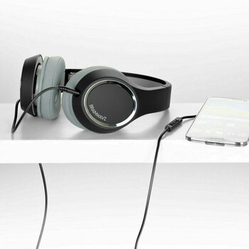On-ear Headphones Brainwavz HM2 Foldable Over-Ear Headphones Black - 6