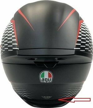 Helmet AGV K-5 S Matt Black/White/Red XL Helmet (Just unboxed) - 7