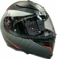 AGV K-5 S Matt Black/White/Red XL Helm
