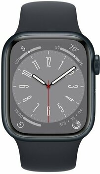 Smart Ρολόι Apple Watch Series 8 GPS 41mm Midnight Aluminium Case with Midnight Sport Band - 2