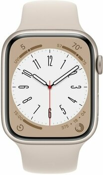 Смарт часовници Apple Watch Series 8 GPS 45mm Starlight Aluminium Case with Starlight Sport Band - 2
