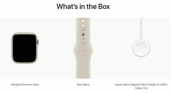 Montre intelligente Apple Watch Series 8 GPS 45mm Starlight Montre intelligente - 7