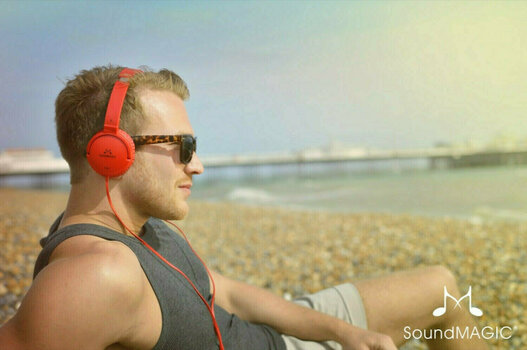 Слушалки на ухото SoundMAGIC P21S Red - 3