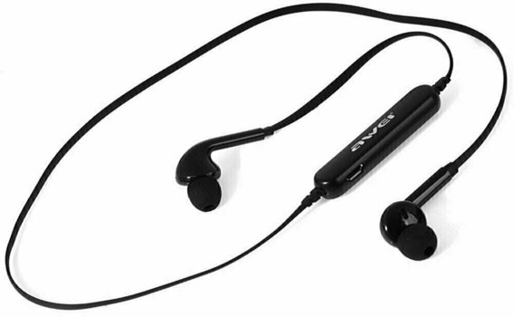 Écouteurs intra-auriculaires sans fil AWEI A610BL Sport Wireless In-Ear Headset with Mic Black - 3