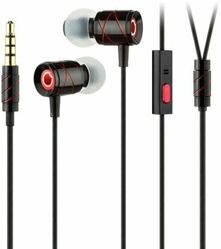En la oreja los auriculares GGMM EJ202 Hummingbird - Premium In-Ear Earphone Headset Black - 4