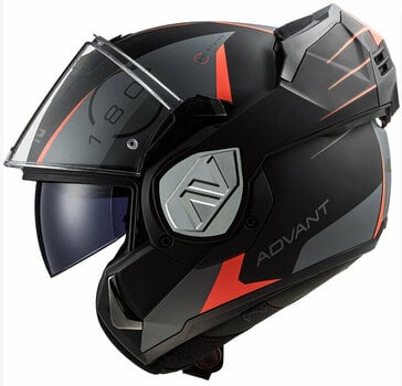 Helmet LS2 FF906 Advant Codex Matt Black Titanium M Helmet - 4