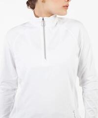 Hanorac/Pulover Sunice Anna Lightweight Stretch Half-Zip Alb Pur M Pulover - 3