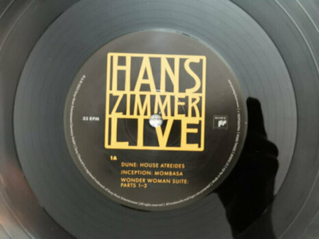 Vinyl Record Hans Zimmer - Live (180g) (4 LP) - 12
