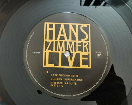 Disque vinyle Hans Zimmer - Live (180g) (4 LP) - 15