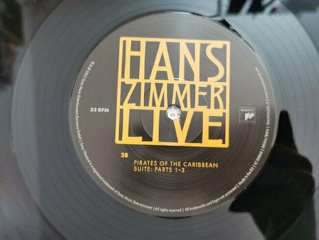 Disque vinyle Hans Zimmer - Live (180g) (4 LP) - 17