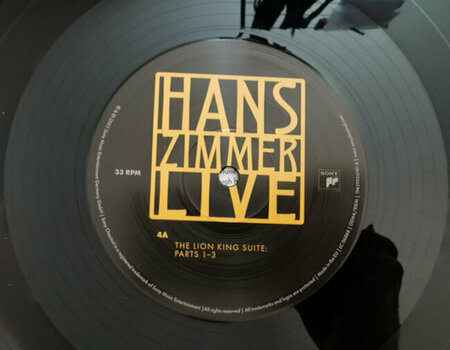 Disque vinyle Hans Zimmer - Live (180g) (4 LP) - 20