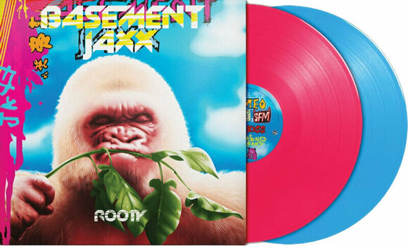 Vinyl Record Basement Jaxx - Rooty (Pink & Blue Coloured) (2 LP) - 2