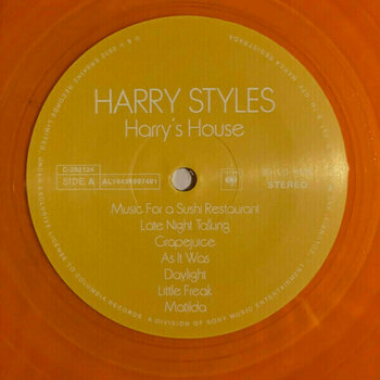 Vinyl Record Harry Styles - Harry's House (Orange Coloured) (180g) (LP) - 2