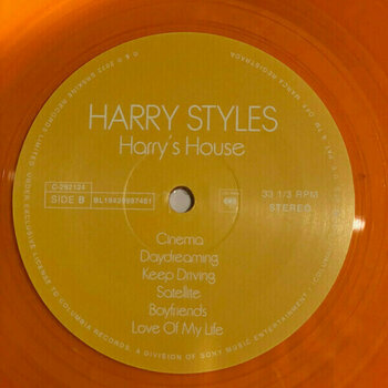 Vinyl Record Harry Styles - Harry's House (Orange Coloured) (180g) (LP) - 3