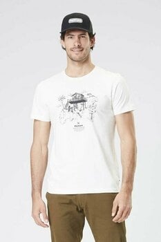 T-shirt de exterior Picture D&S Surf Cabin Tee Natural White L T-Shirt - 3