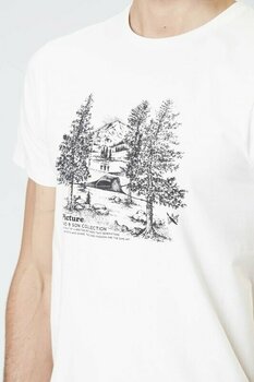 Μπλούζα Outdoor Picture D&S Wootent Tee Natural White S Κοντομάνικη μπλούζα - 4