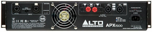 Vermogens eindversterker Alto Professional APX1500 - 2