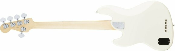 5-snarige basgitaar Fender American Elite Jazz Bass V RW Olympic White - 2