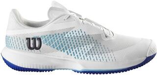 Moški teniški copati Wilson Kaos Swift 1.5 Mens Tennis Shoe White/Blue Atoll/Lapis Blue - 1