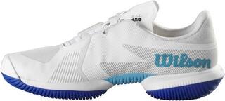 Moški teniški copati Wilson Kaos Swift 1.5 Mens Tennis Shoe White/Blue Atoll/Lapis Blue - 2