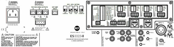 Kombinierter Verstärker mit Mischer RCF ES3323 II - 2