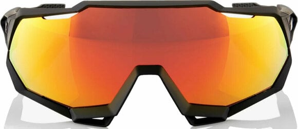 Kolesarska očala 100% Speedtrap Soft Tact Black/HiPER Red Multilayer Mirror Lens Kolesarska očala - 2