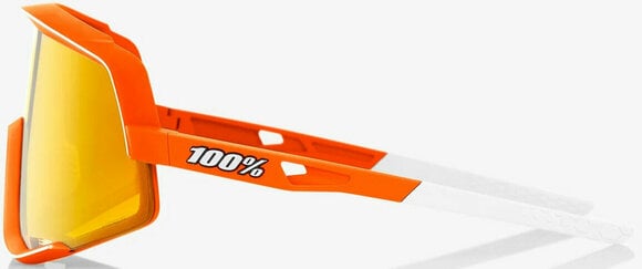Fahrradbrille 100% Glendale Soft Tact Neon Orange/HiPER Red Multilayer Mirror Lens Fahrradbrille - 3