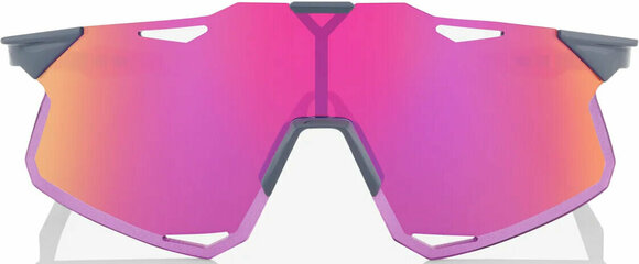 Cycling Glasses 100% Hypercraft Gloss Light Grey Purple/Multilayer Cycling Glasses - 2