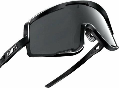 Kerékpáros szemüveg 100% Glendale Soft Tact Black/Smoke Lens Kerékpáros szemüveg - 5