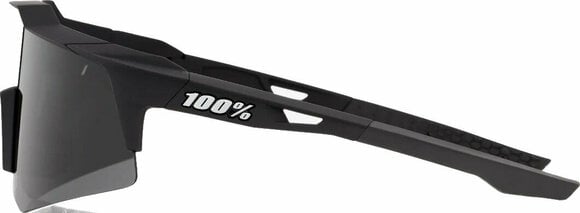 Cykelbriller 100% Speedcraft XS Soft Tact Black/Smoke Lens Cykelbriller - 3