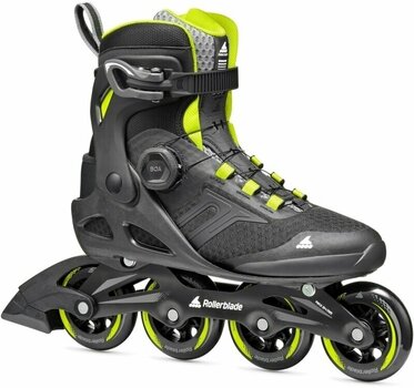 Kolieskové korčule Rollerblade Macroblade 84 BOA Black/Lime 44 Kolieskové korčule - 2