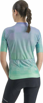 Odzież kolarska / koszulka Sportful Rocket Women Jersey Chalk Violet Jade Cream L - 2