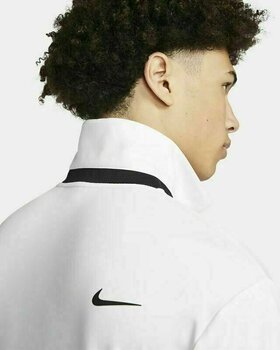 Camisa pólo Nike Dri-Fit Tour Mens Solid Golf Polo White/Black L - 5