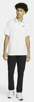 Polo Shirt Nike Dri-Fit Tour Mens Solid Golf Polo White/Black XL - 6