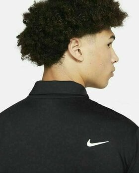 Camisa pólo Nike Dri-Fit Tour Mens Solid Golf Polo Black/White M - 5
