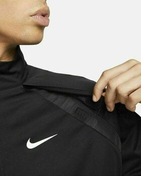 Jakke Nike Repel Tour Mens 1/2-Zip Golf Jacket Black/White M - 4