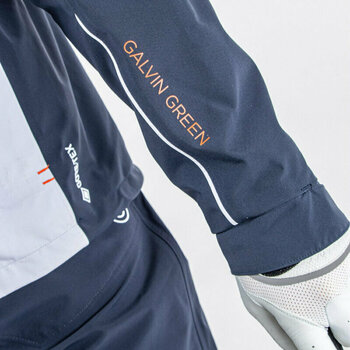 Waterproof Jacket Galvin Green Albert White/Navy/Orange S Waterproof Jacket - 5