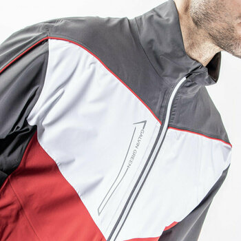 Veste imperméable Galvin Green Armstrong Forged Iron/Red/White 2XL Veste imperméable - 3