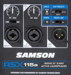 Aktívny reprobox Samson RSX115A Aktívny reprobox - 2