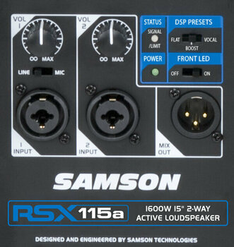Actieve luidspreker Samson RSX115A Actieve luidspreker - 3