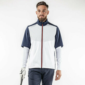 Tröja Galvin Green Livingston Windbreaker White/Navy/Orange L - 5