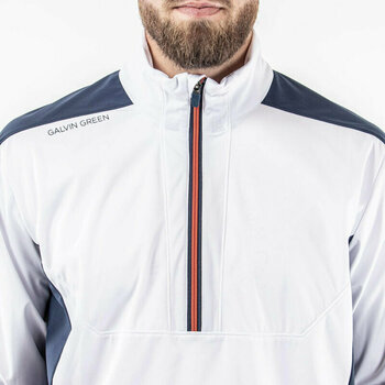 Dzseki Galvin Green Lawrence Mens Jacket White/Navy/Orange L - 3