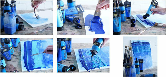 Akrilna barva Kreul Solo Goya Akrilna barva 250 ml Light Blue - 6