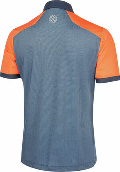 Camiseta polo Galvin Green Mateus Mens Polo Shirt Orange/Navy/White 2XL - 2