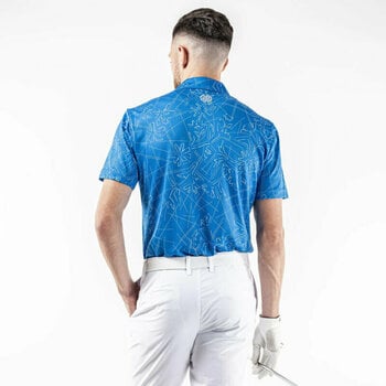 Chemise polo Galvin Green Maverick Mens Polo Shirt Blue/White XL - 6
