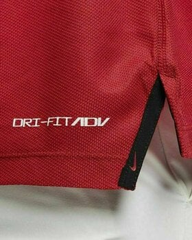 Camisa pólo Nike Dri-Fit ADV Tiger Woods Mens Golf Polo Gym Red/University Red/White S - 4