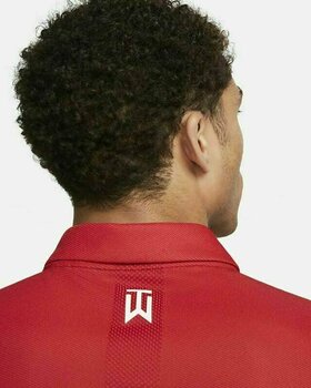 Camisa pólo Nike Dri-Fit ADV Tiger Woods Mens Golf Polo Gym Red/University Red/White S - 5