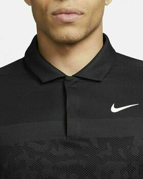 Polo Shirt Nike Dri-Fit ADV Tiger Woods Mens Golf Polo Black/Anthracite/White M - 4